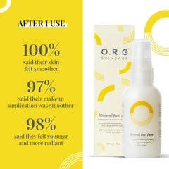O.R.G. Skincare Peel Off - huile de jojoba pour nourrir sans dessèchement.