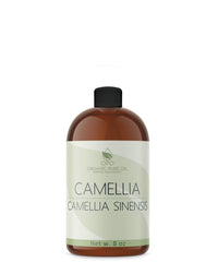 Organic Pure Oil huile camélia en bouteille 8oz pour hydratation rapide de la peau