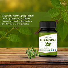 Tablettes Organic Spree Bhringraj, formule végétarienne prête à l'emploi
