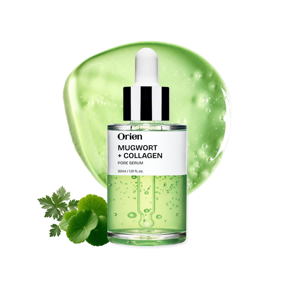 Orien Mugwort Pore Serum dans flacon, pores resserrés et éclat