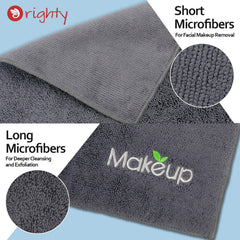 Démaquillage en douceur avec Orighty, adapté à tous les types de peau, sans frottement