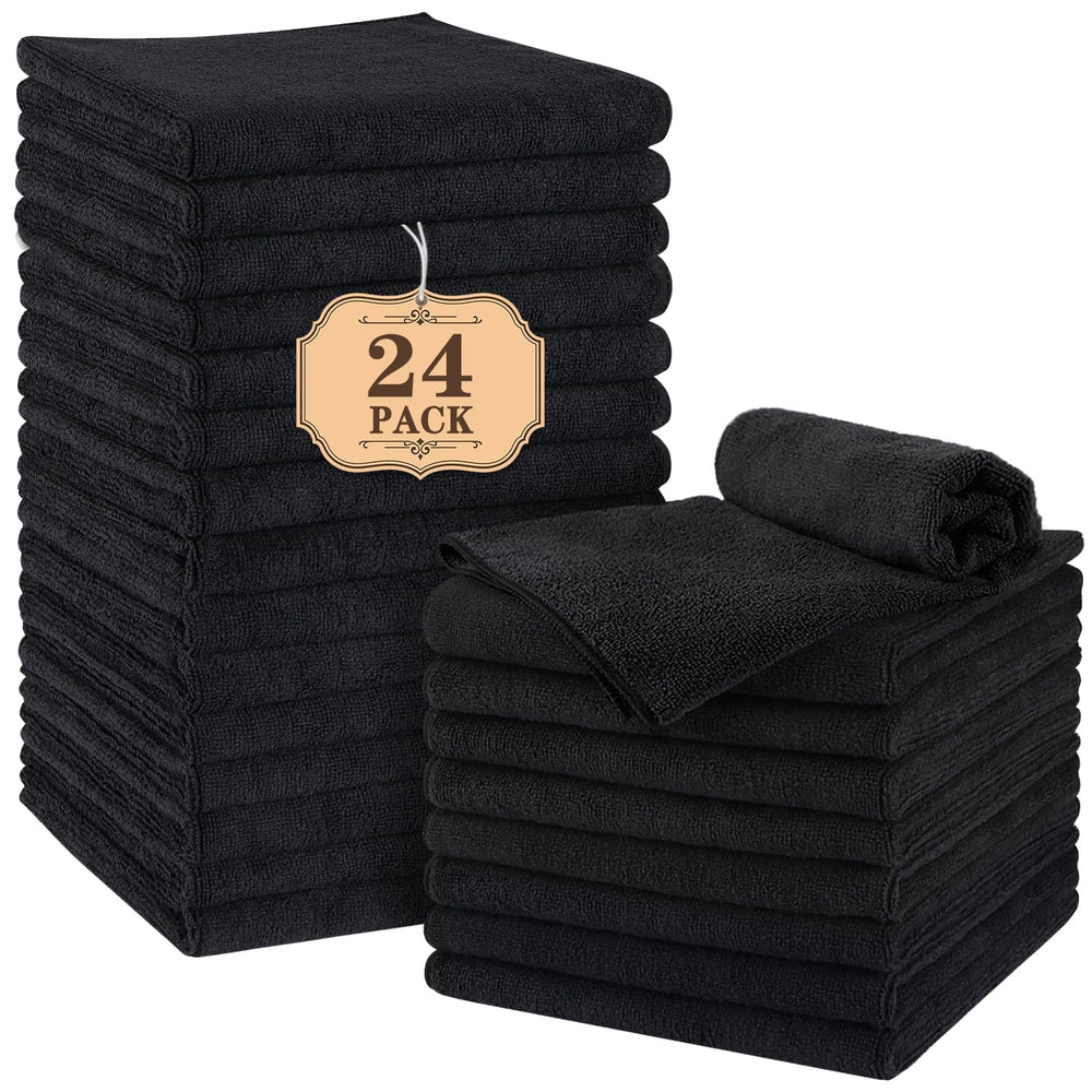Serviettes Orighty en microfibre, lot de 24, pour salon professionnel et spa, douceur et absorption.