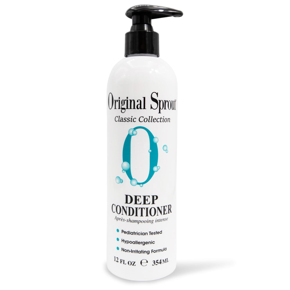 Original Sprout conditionneur profond en bouteille 12 oz pour tous types de cheveux.