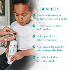 Original Sprout conditionneur sans rinçage, crème légère: texture légère et cheveux souples.