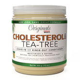 Bouteille Originals by Africa's Best Cholesterol Tea Tree Oil pour hydrater les cheveux.