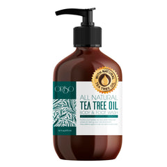 ORISO Tea Tree Oil Body Wash bottle with moisturizing cleanse for daily care