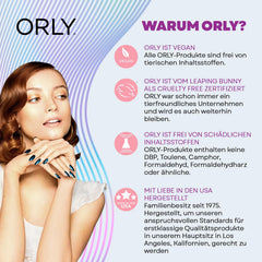 Orly Breathable Nail Color, sans couche de base ni vernis supérieur: application simple.