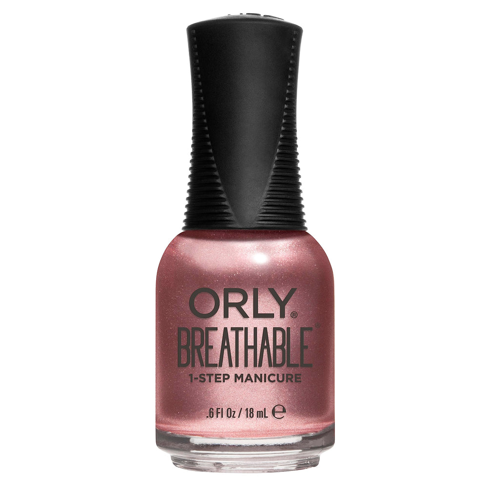 Vernis Orly Breathable Soul Sister, bouteille élégante et couleur durable, pour une application lisse et longue tenue.