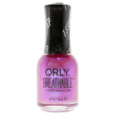 Orly Breathable – bouteille montrant la teinte Fleur Sauvage pour des ongles sains.