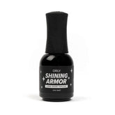 Orly Shining Armor bottle front highlighting the long-wear top coat