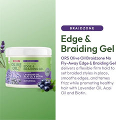 Lignes de partie impeccables avec le gel braiding ORS