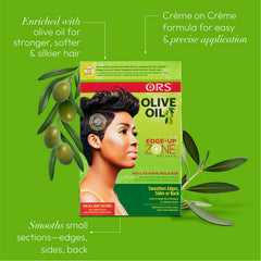 ORS Olive Oil Zone Relaxer Kit creme-relaxer image showing creamy formula.
