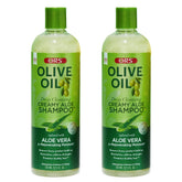 Shampooing ORS a l'aloé vera en bouteille, démêle et hydrate.