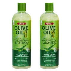 Shampooing ORS a l'aloé vera en bouteille, démêle et hydrate.