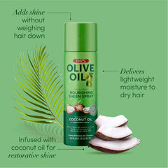 ORS Spray brillance affichant fini doux et naturel