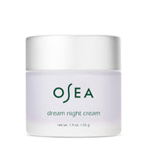 OSEA Crème Nuit Rêve : bouteille lavande pour détente nocturne du visage