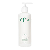 Lotion corporelle OSEA Undaria sans parfum, bouteille élégante et hydratation nourrissante.