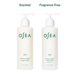 Texture legere de la lotion OSEA Undaria, application douce.