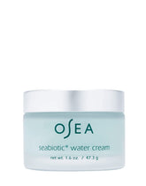 Flacon OSEA Seabiotic Water Cream, hydratation légère et durable.