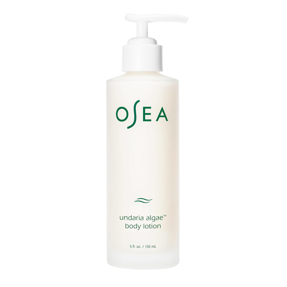 Lotion corporelle Undaria Algae d'OSEA en bouteille offrant hydratation légère et fraîcheur.