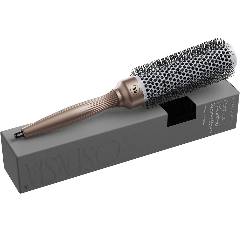 Osensia brosse ronde 1,3 pouce pour un coiffage rapide et volumisant