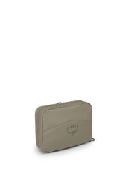Trousse de toilette suspendue Osprey Daylite taupe beton, rangement pratique en voyage.