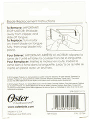 Lame Oster 000-050mm en utilisation professionnelle pour des résultats constants.