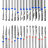 OTAMCO ensemble de bits diamant pour ongles, offre précision et polyvalence en manucure.