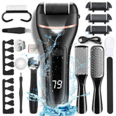 OTAZWA electric foot callus remover with 21-in-1 kit for at-home pedicures