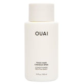 OUAI après-shampooing épais en bouteille, hydratation pour cheveux secs.