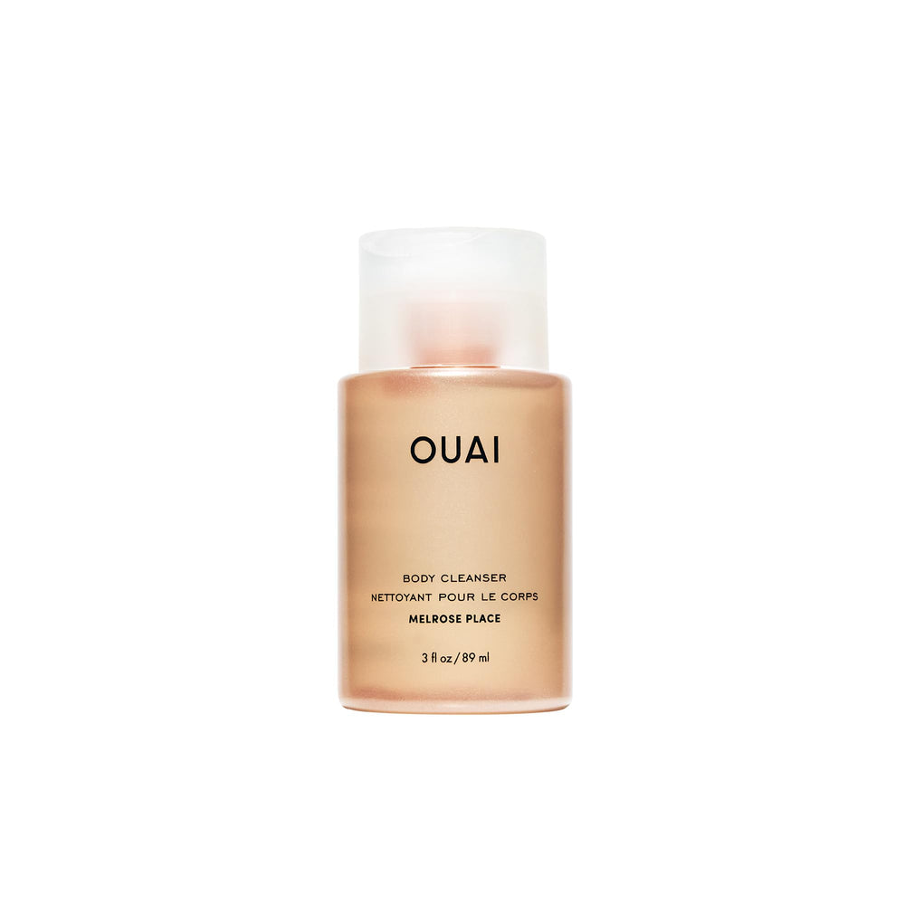 OUAI Melrose Place format voyage, flacon pratique pour hydratation légère et nettoyage