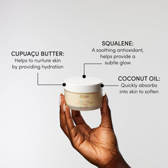 OUAI Body Crème St. Barts - application sur la peau et absorption rapide