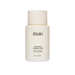 OUAI conditionneur pour cheveux fins en format voyage, soin léger et volumisant.