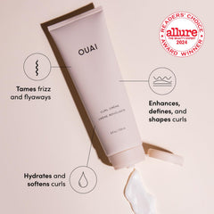 OUAI Curl Cream – contrôle des frisottis et humidité maîtrisée.