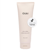 OUAI Curl Cream – bouteille montrée pour une définition nette des boucles et brillance naturelle.