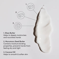 OUAI Crème Main hydratation nourrissante pour des mains douces.