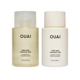 OUAI Fine shampooing bouteille : cheveux fins volumisés et propres.