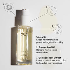 OUAI huile-cheveux-protection-couleur pour préserver la couleur.