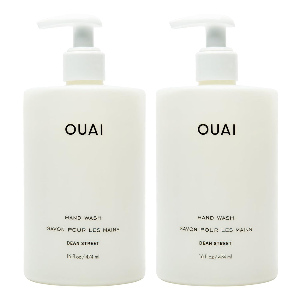 OUAI Lave-mains Dean Street – bouteille-pompe, nettoyage en douceur et hydratation légère.