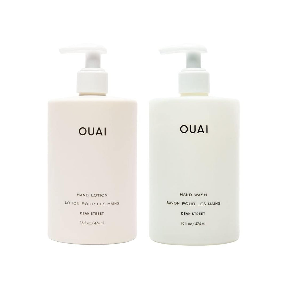 Duo OUAI Lave-mains Dean Street offrant exfoliation douce et parfum frais au quotidien.