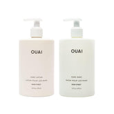Duo OUAI Lave-mains Dean Street offrant exfoliation douce et parfum frais au quotidien.