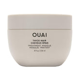 OUAI Masque Cheveux Épais – bouteille du produit, nourrissement profond pour cheveux cassants.