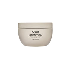 Masque OUAI pour cheveux fins à moyens avec texture riche et hydratation.