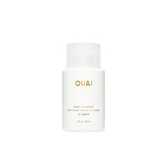 OUAI nettoyant-corps St Barts en bouteille voyage, hydratation légère et pratique.