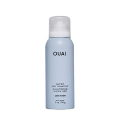OUAI Sèche-cheveux Capetown, bouteille compacte pour retouches rapides et fraîcheur durable.