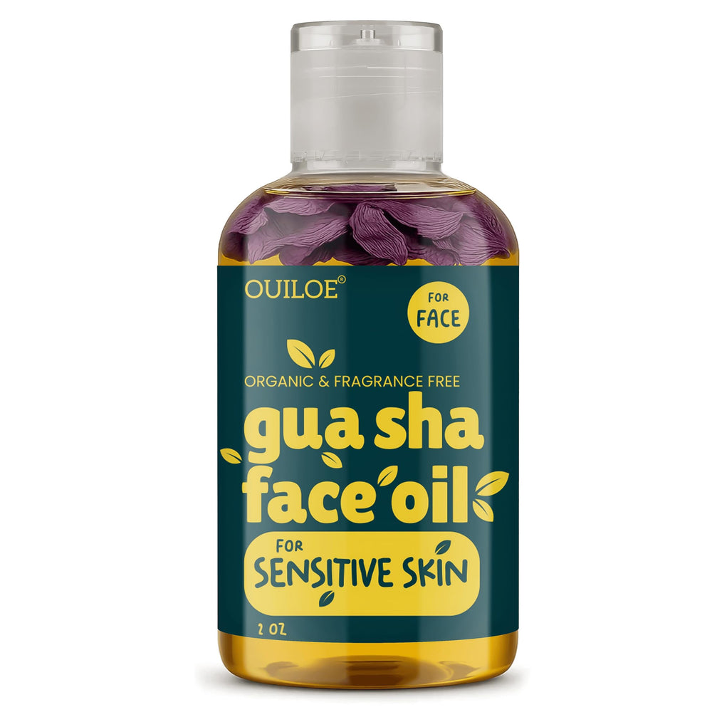 Ouiloe Huile Gua Sha visage — glisse douce pour massage facial apaisant