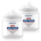 OUKEYA Crème à l’urée 40 % pour pieds, hydrate et apaise peau sèche.
