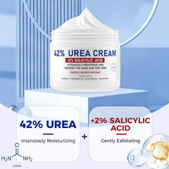Texture épaisse et non grasse de la crème OUKEYA 42%.