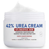 OUKEYA Crème Urée 42% en bouteille pour hydrater les pieds.