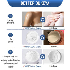 OUKEYA montrant l'acide salicylique 2%, exfoliation douce.